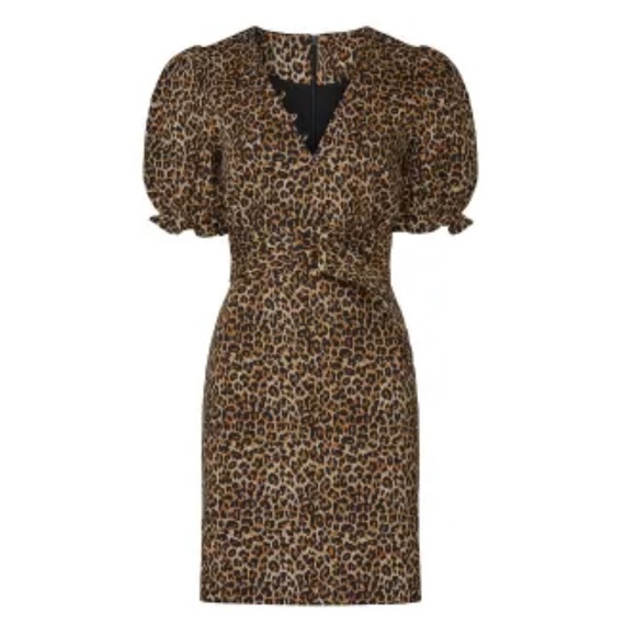 Marissa Webb Collective Brown Leopard Dress🧡🖤🧡 - Picture 5 of 14